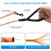 LOQATIDIS 3M Dog Tie - Heavy Duty Reflective Nylon Training Leash with Soft Grip for Dogs Perfect for Large Medium Small & Puppies - Orange Color - Buy Online on SooperMarket.com
