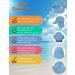 weVSwe Baby Toddler Sun Hat UPF 50+ Swim Cap with Flap Neck Protection - Blue 6-12 Months - Buy Online on SooperMarket.com