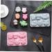 MAGICLULU 10 Pcs Baking Cake Mold Chocolate Mold Candy Chocolate Owl Soap Molds Silicone Mold Silicone Soap Animal Cookie Silicone Baking Mold Owl Candy Molds to Bake Silica Gel Tool 19.9x13.8cmx5pcs Pinkx5pcs - Buy Online on SooperMarket.com