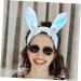 PLAFOPE Rabbit Ear Headband Bunny Ears Hair Clip Party Headband for Women Cartoon Rabbit Headband Party Headband for Adults Rabbit Ear Hairband Pvc Rain Wire. Plastic Floor. Satin Cloth - Buy Online on SooperMarket.com