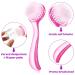 6-Piece Facial Cleansing Brush Set with Soft Bristles - Exfoliating Face Brush for Makeup and Skincare Removal - Buy Online on SooperMarket.com