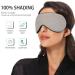 Adjustable Light Blocking Eye Mask for Travel, Yoga, and Deep Sleep - Light Grey - Buy Online on SooperMarket.com