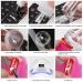 Buy Cacacook Nail Stamp Transparent Silicone Nail Art Stamper with Lid & Scraper for DIY Nail Decor Pink International Shipping Available! - Buy Online on SooperMarket.com