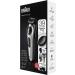 Braun Beard Trimmer & Hair Clippers Set for Men | Cordless Rechargeable Mini Foil Shaver & Gillette ProGlide Razor | 6 Piece Black/Silver Grooming Kit - Buy Online on SooperMarket.com