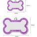 Personalised Dog Tags for Pets Engraved UK Dog Tag Glitter ID Tags for Dogs with Any Name & Text Custom Bone Stainless Steel Dog Name Tag for Pets Puppy Dog Cat Furry Friend(Pink S Bone) - Buy Online on SooperMarket.com