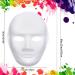 Aoriher 50 Pcs Paper Mache Full Face Masks for DIY Crafts - White Blank Masks for Men, Ideal for Mardi Gras, Masquerade, Art and Cosplay - Buy Online on SooperMarket.com
