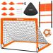 Kids Soccer Goals for Backyard, 4' x 3' Pop Up Toddler Soccer Goal Training Equipment with Soccer Ball, Agility Ladder and Cones, Portable Soccer Nets for Backyard for Kids Youth Outdoor Sports Games