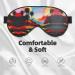 SSIMOO Landscape Painting Soft Sleep Eye Mask | Breathable Eye Patch for Women | Perfect Travel Relaxation Accessory - Black - Buy Online on SooperMarket.com
