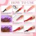 40PC Gel Nail Polish Kit with U V Light Starter Kit and Drill 8PC Gel Polish 4PC Poly Nail Gel Top Base Coat Glitter Nail Rhinestones Multi Type Complete Gel Manicure Kit for Women DIY Salon at Home 1.1 - Buy Online on SooperMarket.com