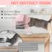 Supet Breathable Adjustable Cat Cone Collar - Water Resistant & Soft Recovery E-Collar for Cats - Pink (Neck Girth 14-24CM) - Buy Online on SooperMarket.com