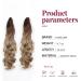 YUECI Clip-In Ponytail Extensions | Real & Synthetic Hair 45.72 cm #11 Perfect Braid Hair Extensions for Effortless Style - Buy Online on SooperMarket.com