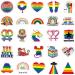 Rainbow Gay Pride Heart Frogs Animal Stickers - 50 PCS LGBT Equal Love Decor Decals for Water Bottle, Bike, Skateboard | LGBTQ Pride Collection - Buy Online on SooperMarket.com