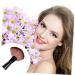 Beavorty Mineral Cutting Barber Cream - Highlighter Tool & Blending Brush for Face Makeup | Nylon Fan Brush for Blush & Foundation | 20x4x16cm Coffee Color - Buy Online on SooperMarket.com
