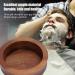 Herchr Wooden Shaving Bowl with Lid - Portable Male Facial Cleaning Tool & Shaving Soap Cup for Manual Shaving - International Shipping Available - Buy Online on SooperMarket.com