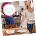 1pc Kitchen Stylish Delicate Irregular Salad Bowl Creative Fruit Glass Transparent - Buy Online on SooperMarket.com