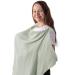 Still towel snack soft and breathable hillhill cotton silent apron breastfeck for on the go breastfeeding cover gifts for mother (blue (neutral)) (greyish green)