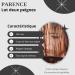 PARENCE. - Set of 2 Anti-Static Hair Combs - Fine and Wide Tooth Combs Portable Multi-Purpose - 13x3cm Black - Buy Online on SooperMarket.com
