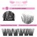 Cluster Lashes 72 Pcs Individual Lashes - Reusable DIY Eyelash Extension (16mm) - Super Thin Band - Soft & Comfortable - Into You-01 Style - Buy Online on SooperMarket.com