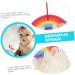 PLAFOPE 1pc Rainbow Bath Ball Body Scrub Sponge Bath Sponges for Cleaning Supply Tub for Newborn Mesh Shower Ball Body Wash Bath Rinser Soft Bath Sponges Wash Puff - Buy Online on SooperMarket.com