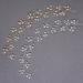 Chargances Bridal Pearl Hair Vine Headband - Boho Wedding Hairpiece for Bride, Bridesmaids, Flower Girls - Silver - Buy Online on SooperMarket.com