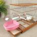2 Pcs Parrot Bath Boxes - Small Bird Bath for Cage - Pet Birds Bathtub - Blue and Pink Canary Accessories - Buy Online on SooperMarket.com