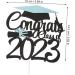 MAGICLULU 6pcs 2023 Graduation Cake Decorating Cake Letters Graduation Cake Decoration Congratulation Party Supplies Class a Customs Glitter Grad Cupcake Topper Make up Graduation Hat Blue 15x14.3cm - Buy Online on SooperMarket.com