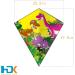 HENGDA KITE Prism Dinosaur Park & Diamond Kite Set - Easy-to-Fly for Kids & Adults - Excellent Fabric - Two Sets in Individual Packaging - Accessories Included (23x27in) - Buy Online on SooperMarket.com
