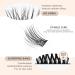 Shop Lashview 144 PCs DIY Cluster Eyelash Extensions - Mega Volume Reusable & Ultra Thin Bands for Soft Volume Look - Buy Online on SooperMarket.com