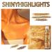 Shimmer Body Oil - Waterproof Liquid Luminizer for Face & Body | Gold Glow Illuminator & Moisturizer | Highlighter Makeup (1 Count - Buy Online on SooperMarket.com