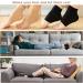 3 Pairs Gel Heel Protectors Padded Heel Socks Heel Support for Plantar Fasciitis Silicone Moisturizing Socks Ventilate Gel Socks for Open Toe Care Skin Cracked Heel Men Women - Buy Online on SooperMarket.com