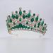 Mr. Green Queen Crown for Women - Crystal Wedding Tiara for Bride - Princess Tiara Diadem - Prom Pageant Hair Accessories - Buy Online on SooperMarket.com