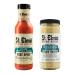 St. Elmo Cocktail Sauce and Coarse-Cut Horseradish Bundle, Extra Spicy Combo for Steak and Seafood Cocktail Sauce & Coarse-Cut Horesradish Bundle
