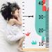 Kids Height Growth Chart Wall Hanging - Dinosaur Theme - 79 x 7.9 inches - Measure Baby Girls Boys Toddlers Bedroom Decor - Buy Online on SooperMarket.com