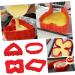 HOMSFOU 3pcs De para Gelatinas Silicone Molds Silicone Cake Molds Jelly Molds Baking Mold Chocolate mediumx3pcs - Buy Online on SooperMarket.com