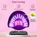268W UV LED Nail Lamp for Gel Polish | 4 Timer Settings | Professional Manicure Nail Dryer with Auto Sensor - Buy Online on SooperMarket.com