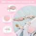 5-Piece Pearl Shell Starfish Hair Clip Set for Women - Beach Mermaid Hairpin Styling Accessories - Buy Online on SooperMarket.com