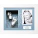 BabyRice Baby Casting Kit with White 12x9 Shadow Box Display Frame Silver Paint for Hand Foot Casts (Blue/Blue) Blue / Blue