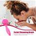 Silicone Face Scrubber | Manual Face Cleansing | Handheld Facial Cleansing Scrub | Waterproof Cat Paw Shaped Manual Spatula Scrubber Skincare Face Cleanser for Women Silicone Face Brush - Buy Online on SooperMarket.com