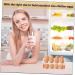KOMBIUDA Box Egg Carton Eggs Deviled Egg Tray with Lid Kitchen Egg Container Side Door Refrigerator re-usable White 22.3X10.1X8.9CM - Buy Online on SooperMarket.com