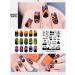 KADS Nail Stamping Plate Chinese Style Nail Art Stamp Template bamboo Lotus DIY Image Template Manicure Stamping Plate Stencil Tools (CN030) - Buy Online on SooperMarket.com