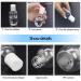 TrendBox 60ml Empty Plastic Refillable Bottles - Disc Top Flip Cap - 6 Pack | Ideal for Essentials Shipping Worldwide - Buy Online on SooperMarket.com