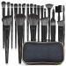 Make -up brush kit magefy Professional 22 PCs brush set make -up foundation eyeshadow make -up up brushes cosmetic brush set with PU leather bag black