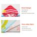 Supgomax Hooded Bathing Poncho for Kids - Cartoon Absorbent Beach Towel & Baby Hooded Towel for Swimming Shower & Mermaid Fun - Buy Online on SooperMarket.com