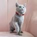 Cobee Bling Heart Cat Neck Band with Bell - Adjustable Rhinestone Pet Collar for Small Cats & Dogs - Safe & Stylish (Red) - Buy Online on SooperMarket.com