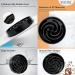 Large Pet Slow Feeder Dog Bowl - Interactive Puzzle Feeding Bowl for Healthy Eating - Non-Skid Bloat Stop Design in Black - Buy Online on SooperMarket.com