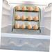 OSALADI Egg Carton Plastic Trays Dispenser Refrigerators Fridge Plastic Eggs Egg Tray Multifunction Roller As Shown2 25X20CM - Buy Online on SooperMarket.com