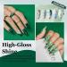 Modelones Blue Green Gel Nail Polish - 6 Colors Misty Gray Dark Green Glitter Gel Polish Kit Sage Green Baby Blue Nail Gel Polish Soak Off UV Gel Nail Lamp Gel Nail Kit DIY Home Nails Manicure Gifts - Buy Online on SooperMarket.com