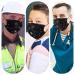 Sooqoo 50 Pack Disposable Printed Face Mask - Individually Packaged Black/Gray - Buy Online on SooperMarket.com