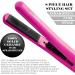 Deluxe Beauty Professional 8 Piece Interchangeable Flat and Curling Iron Set - Instant Hair Straightening and Curling - Pink - Buy Online on SooperMarket.com