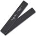 PrettyClaw | 10pc Professional Nail File 100/100 Grit Black Rectangle Acrylic Nail Files Plastic Center Double Sided Emery Board for Nails Washable 7 inch Nail File - Buy Online on SooperMarket.com